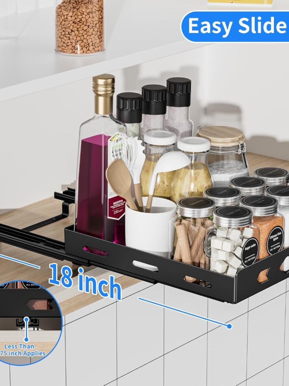 Pull Out Spice Rack - Picture 3 of 7